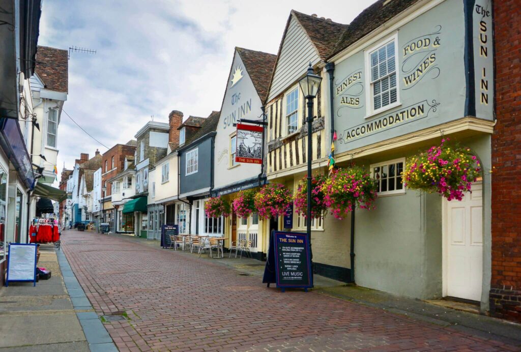 West street in the market town of Faversham